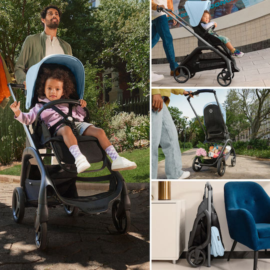 Bugaboo Dragonfly Cărucior Reglabil Pentru Bebeluși Potrivit Pentru Nou-Născuți Negru 7.9kg
