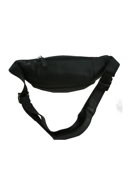 Leder Gürteltasche Schwarz