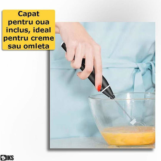 Aparat de făcut frappe de mână cu baterie gri
