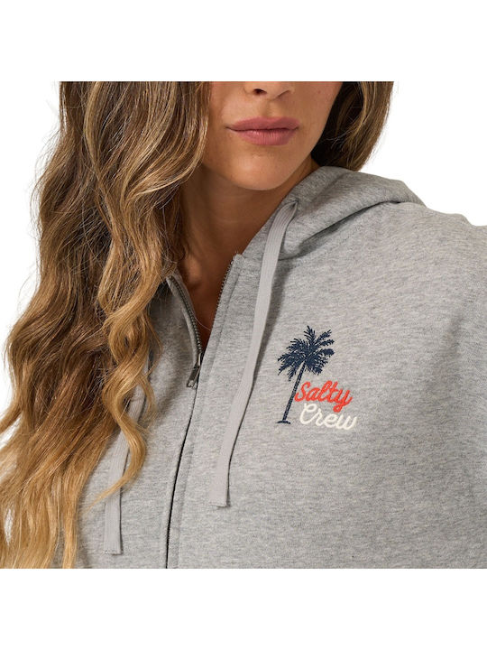 Women's Sweatshirt Cardigan Hooded Athletic Heather