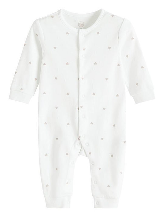 Cool Club Baby-Strampler Weiß und Rosa