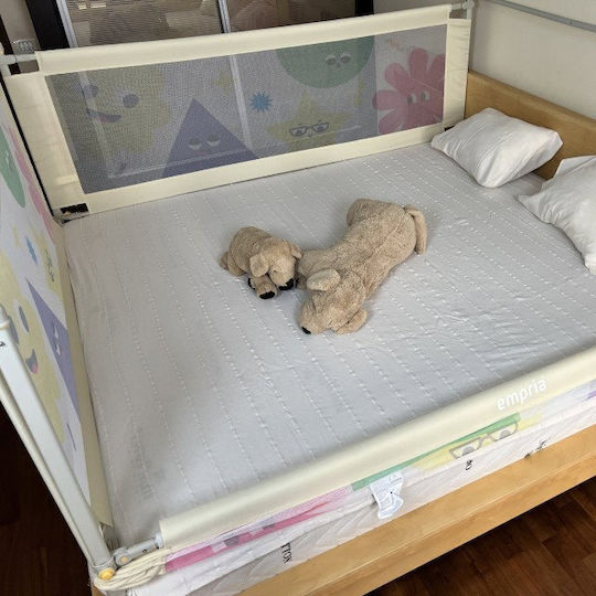 Pachet de bază 3 Empria Bariere de protecție pentru pat Basic 200x200 cm + Bară de stabilizare