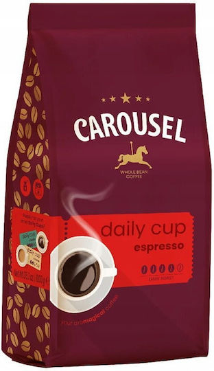 Carousel Coffee Espresso Daily Cup Grains 1kg