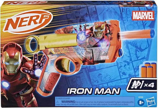 Jucării Nerf Lansator Marvel Iron Man Pentru 8+ Ani