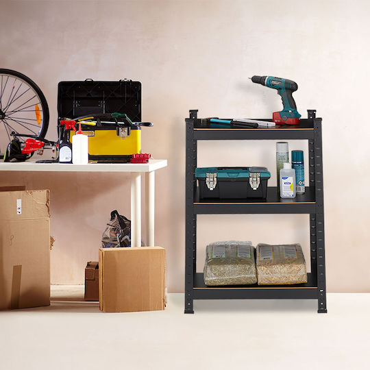 Relaxdays Dexion Shelf 60x40x90cm With 3 Shelves Total Load Capacity 2250kg