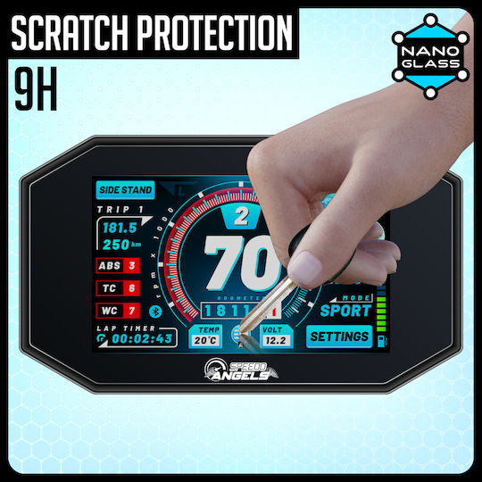 Instrument Panel Screen Glass Nano Glass Instruments Yamaha N-max 125 25 Set 2 Ultra Clear