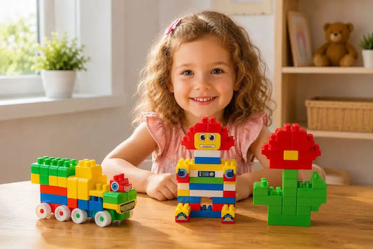 Hashtag Toys Cuburi de Construit Educative Mini Blocks Constructor Set 10 pentru 3+ Ani 240 Buc HTB1228