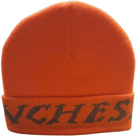 Vollgesicht Männer Strickmütze in Orange Farbe