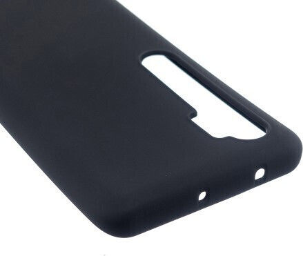 Molan Cano Βελούδινη Υφή Back Cover Σιλικόνης Μαύρο (Xiaomi Mi Note 10 / Mi Note 10 Pro)