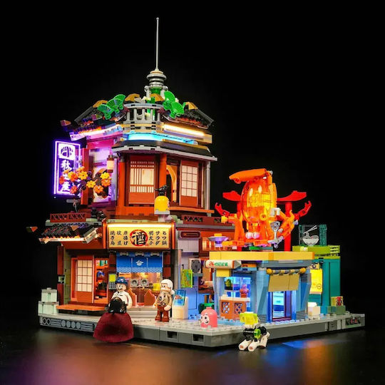Lumibricks Cuburi de construit Cyberpunk Neoncity pentru 16+ Ani 1987 buc