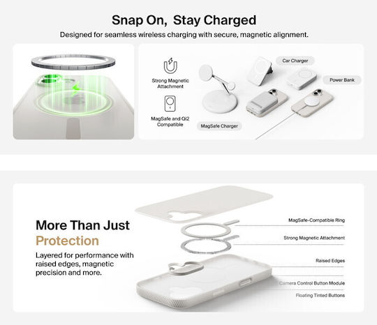 Belkin Грип Задна Корица Пластмасова Водоустойчива Розова (iPhone 17)