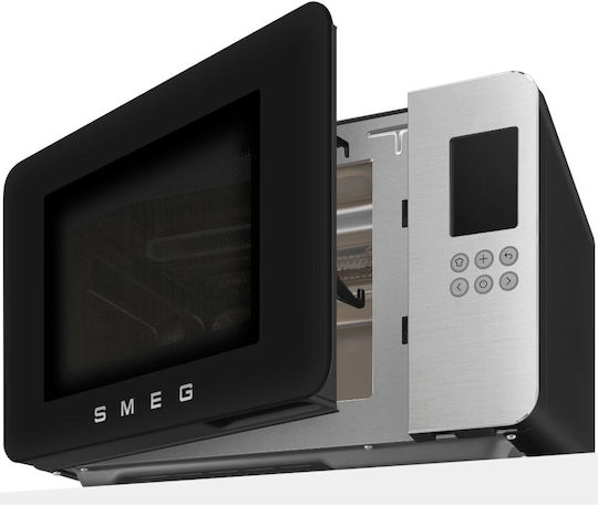 Smeg Collezione Микровълнова фурна с грил 29 л Черна
