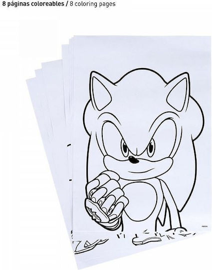 Cerda Sonic Prime Σετ Ζωγραφικής 16τμχ
