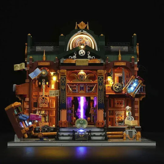 Lumibricks Cuburi de construit educative Steampunk Time Rift Library 3187 buc