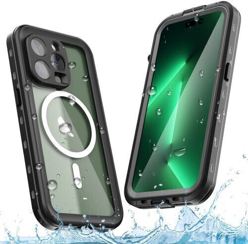 Redpepper Dot+ 360 Full Cover Plastic Waterproof Black (iPhone 14 Pro)