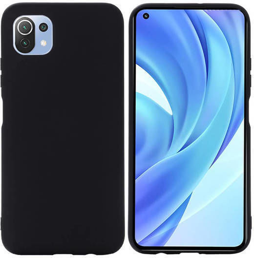 Back Cover Silicone 1.2mm Black (Xiaomi Mi 11 Lite / 11 Lite 5G / 11 Lite 5G NE)