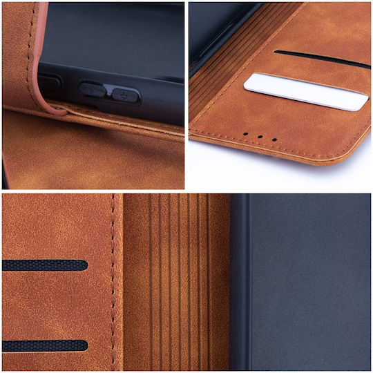Forcell Tender Book Synthetic Leather Brown (Redmi Note 12 Pro / Poco X5 Pro)