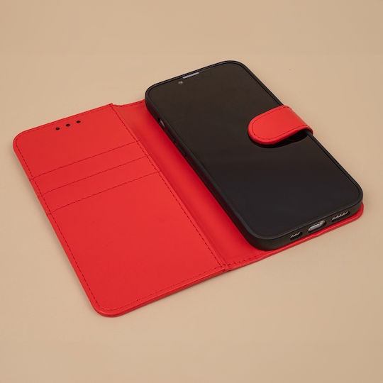 Smart Book Husa Din Piele Roșie Redmi Note 15 Pro 5G