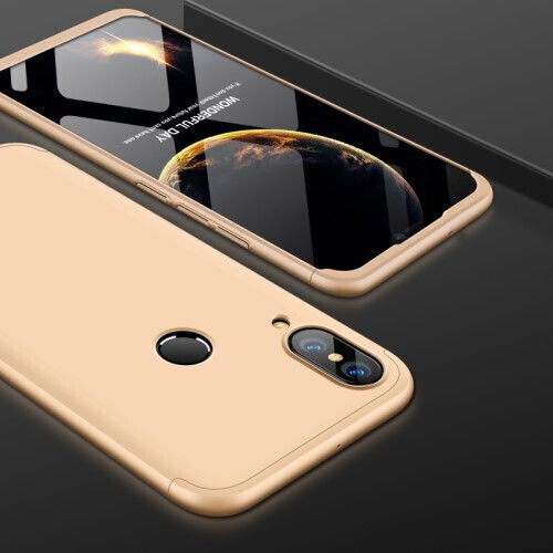 360 Full Body Kunststoff Gold (Huawei P20 Lite)