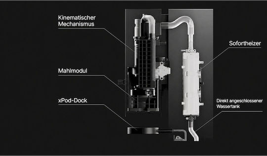 xBloom Studio Automatische Espressomaschine 1200W mit Mahlwerk Mint FW-02B-03EU