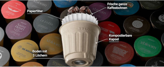 xBloom Studio Automatische Espressomaschine 1200W mit Mahlwerk Mint FW-02B-03EU