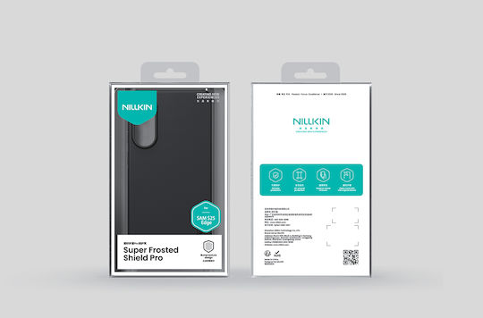 Nillkin Super Back Cover Silicon Plastic Negru (Galaxy S25 Edge)