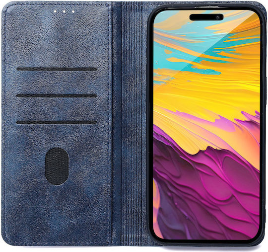Smart Book Silicone / Synthetic Leather Navy Blue (Redmi Note 15 Pro+ / Poco M8 Pro)