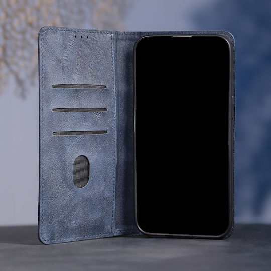 Smart Book Silicone / Synthetic Leather Navy Blue (Redmi Note 15 Pro+ / Poco M8 Pro)