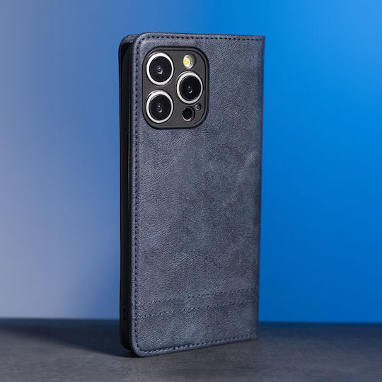 Smart Book Silicone / Synthetic Leather Navy Blue (Redmi Note 15 Pro+ / Poco M8 Pro)