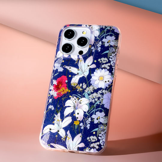 Glam Back Cover Silicon 2mm Albastru (Redmi 15)