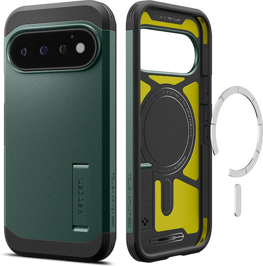 Spigen Tough Armor AI (Mag Fit) Back Cover Σιλικόνης / Πλαστικό Πράσινο (Google Pixel 11 Pro)