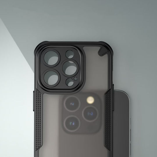 Defender Задна корица Силикон / Пластмаса 1.5мм Черен (iPhone Air)