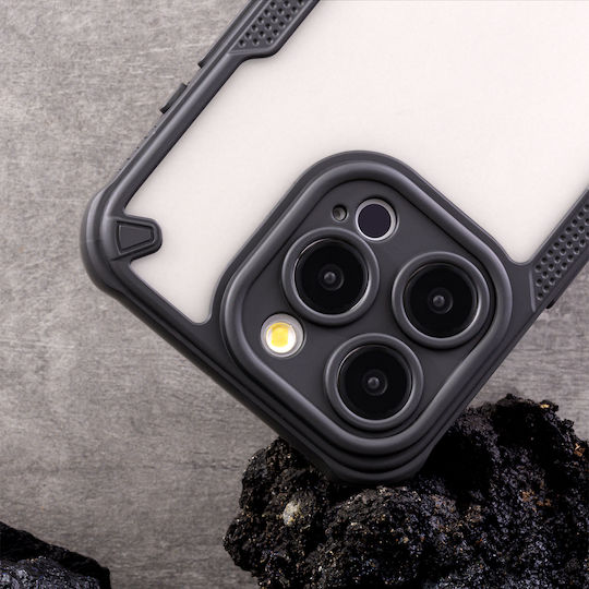 Defender Задна корица Силикон / Пластмаса 1.5мм Черен (iPhone Air)