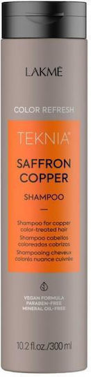 Lakme Saffron Copper Шампоан Защита на Цвета и Блясък за Боядисана Коса 300ml