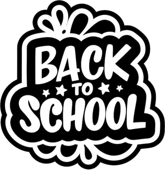 Αυτοκόλλητο Εκπτώσεων - Back To School 3 - 50cm X 50cm