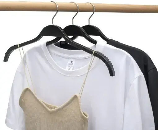 Humero Humero Holzkleiderbügel Schwarz 40 Stück