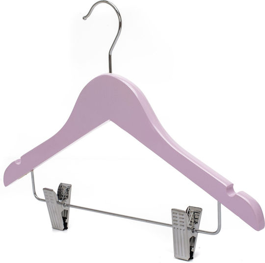 UnicUtil UnicUtil Kleiderbügel für Hosen Hölzernes Rosa 50 Stück