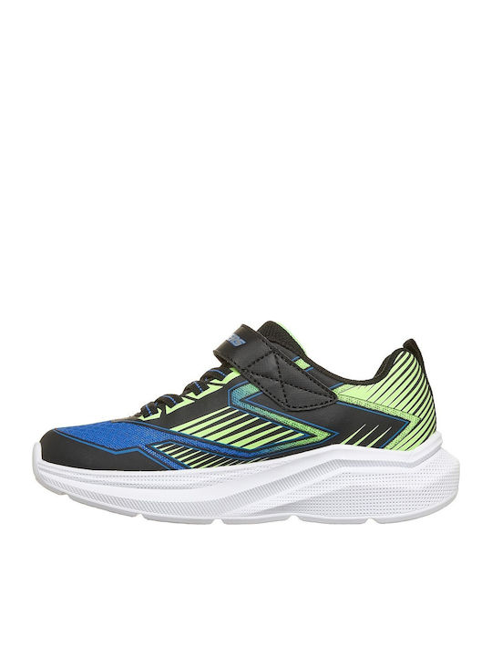 Microspec Kinder Sneaker mit Bügel- und Schleifenverschluss Blau