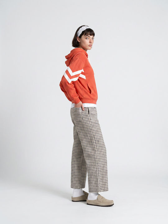 Surf Revival Sweatshirt mit Kapuze Rot