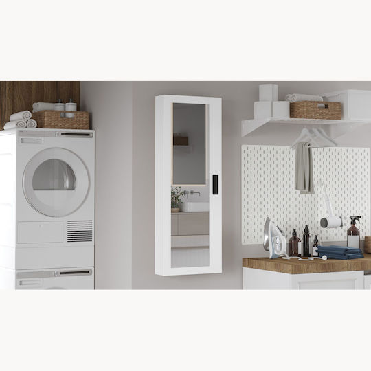 UnicUtil Coloană de baie de perete M44xA15xÎ120cm Albă