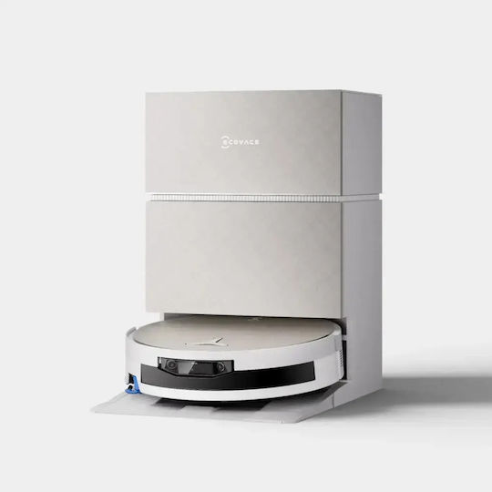 Ecovacs Deebot X12 Pro Omni Прахосмукачка Робот с Лазерно Картографиране и Всмукателна Мощност 22000Pa Бяла