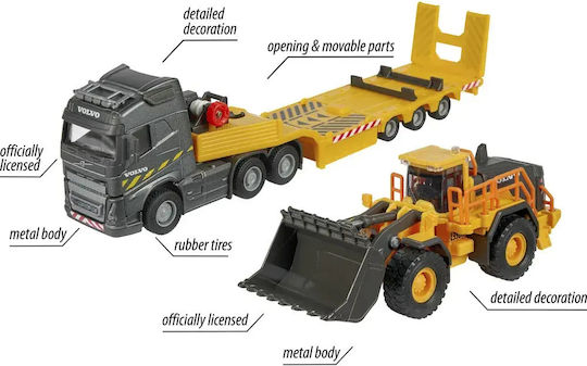 Majorette Volvo FH16 Lastwagen + Radlader Spielzeugfahrzeug