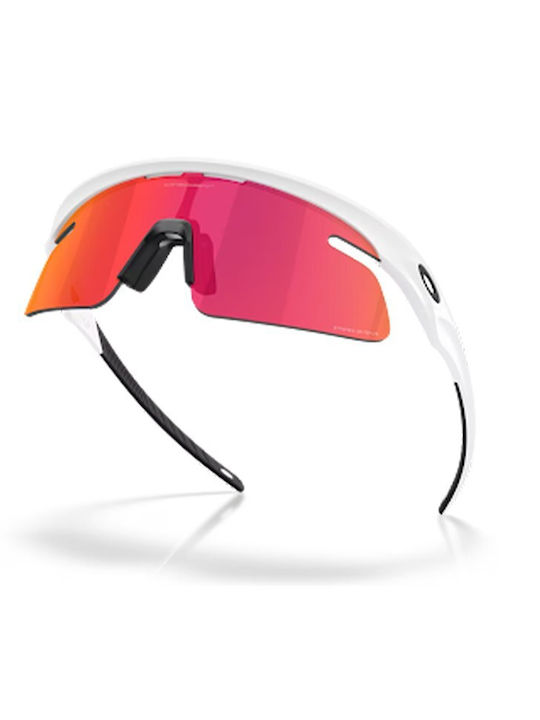 Oakley Rslv Lite Prizm Unisex Sunglasses with White Frame