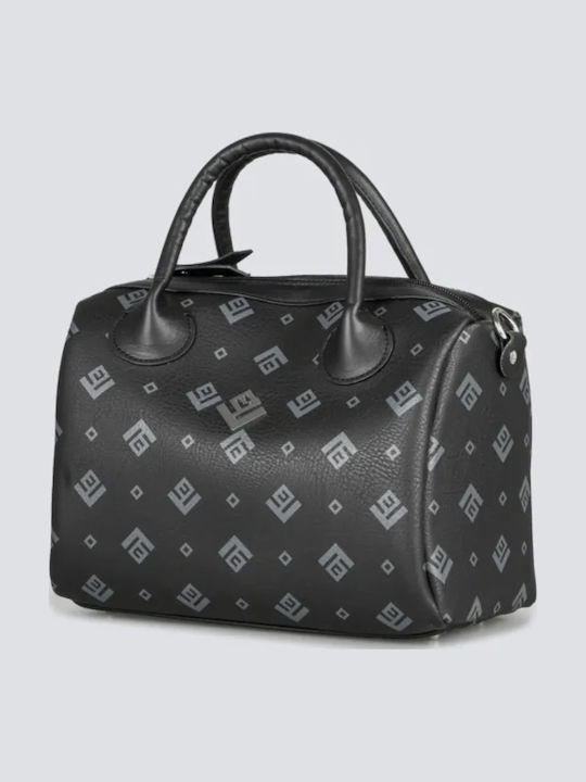 Large Signature Women's Satchel Bag Black
