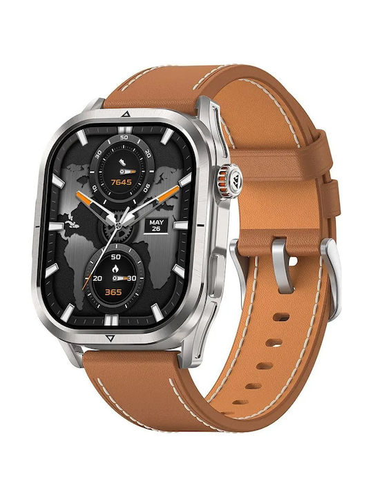 Kospet Leather Watch Strap Brown 22mm Kospet Leather Watch Strap Brown 22mm
