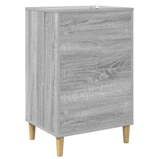 vidaXL Έπιπλο Hi-Fi Γκρι 39.5x47x74.5cm