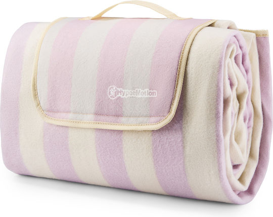 Xxl Picnic Beach Blanket Insulation 200×200 Cm Hypermotion Purple Striped