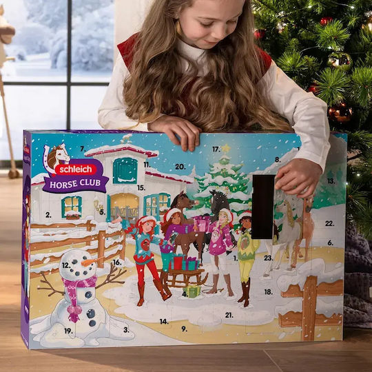 Schleich Gr Calendar de Advent Horse Club Sanie de Crăciun F