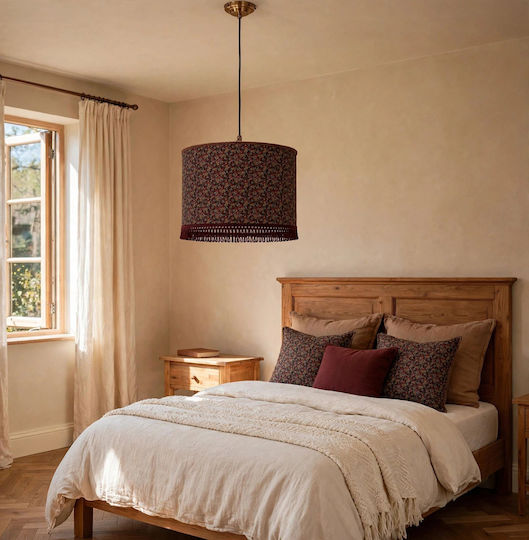 Pendant Ceiling Light with E27 Socket 35x25cm