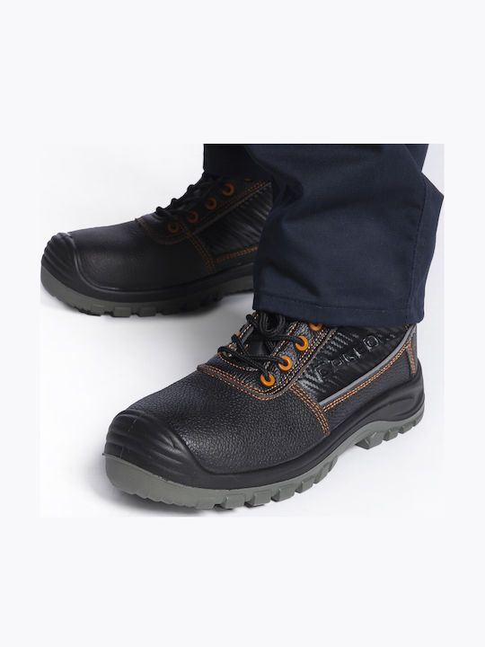 Fageo Cizme de Siguranță Waterproof Negre S3